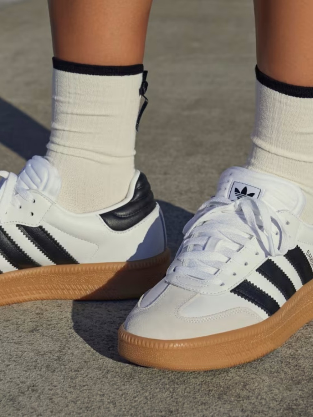 Adidas White And Black Samba Xlg Shoes M7 / W8 (Unisex) View 4